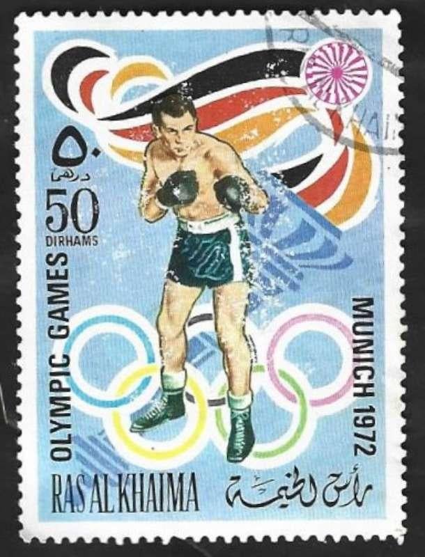 1 Ras al-Khaimah 1972 Olympische Spelen München, Enlèvement ou Envoi, Affranchi, Sport