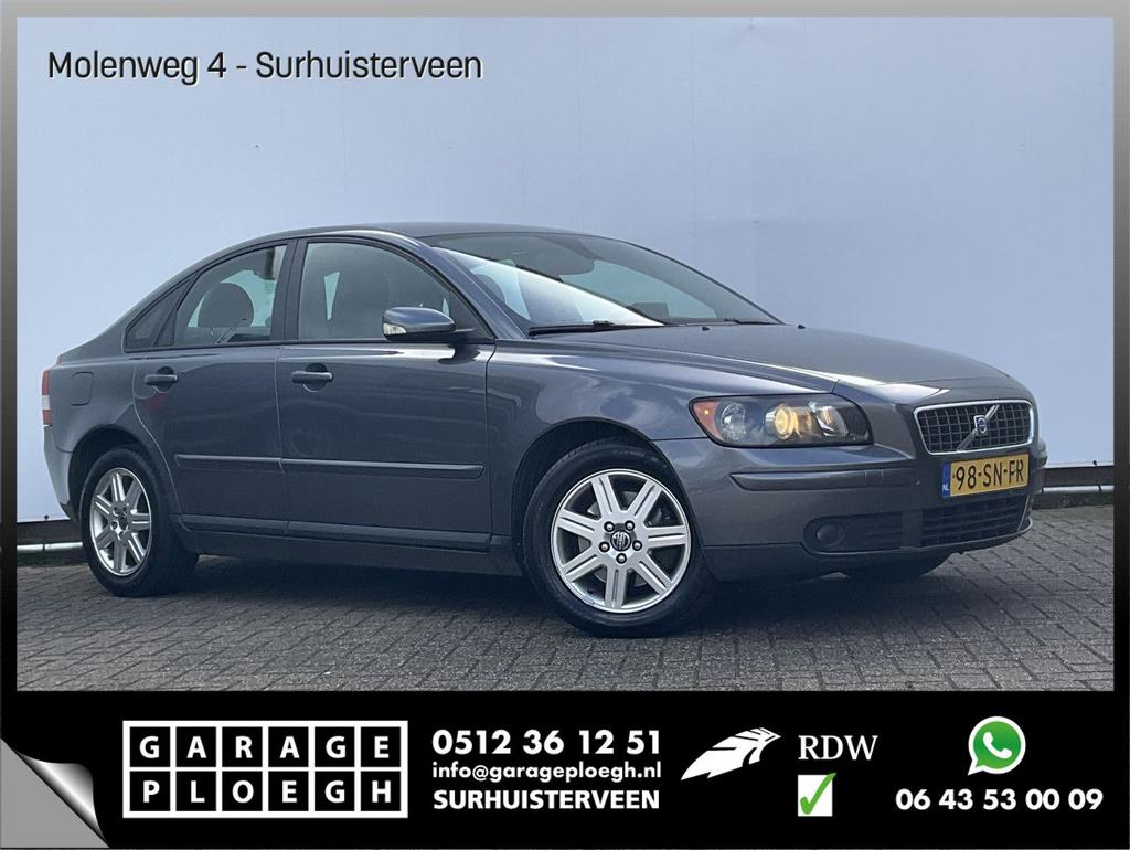 Volvo S40 2.4 5-Cil Automaat Cruise Leer Clima NL-Auto Voll., Automaat, Parkeersensor, 217 g/km, Berline