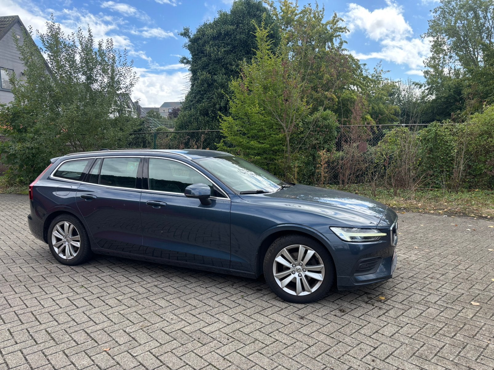 Volvo v60 d3, Auto's, Blauw, Leder, 5 deurs, Te koop