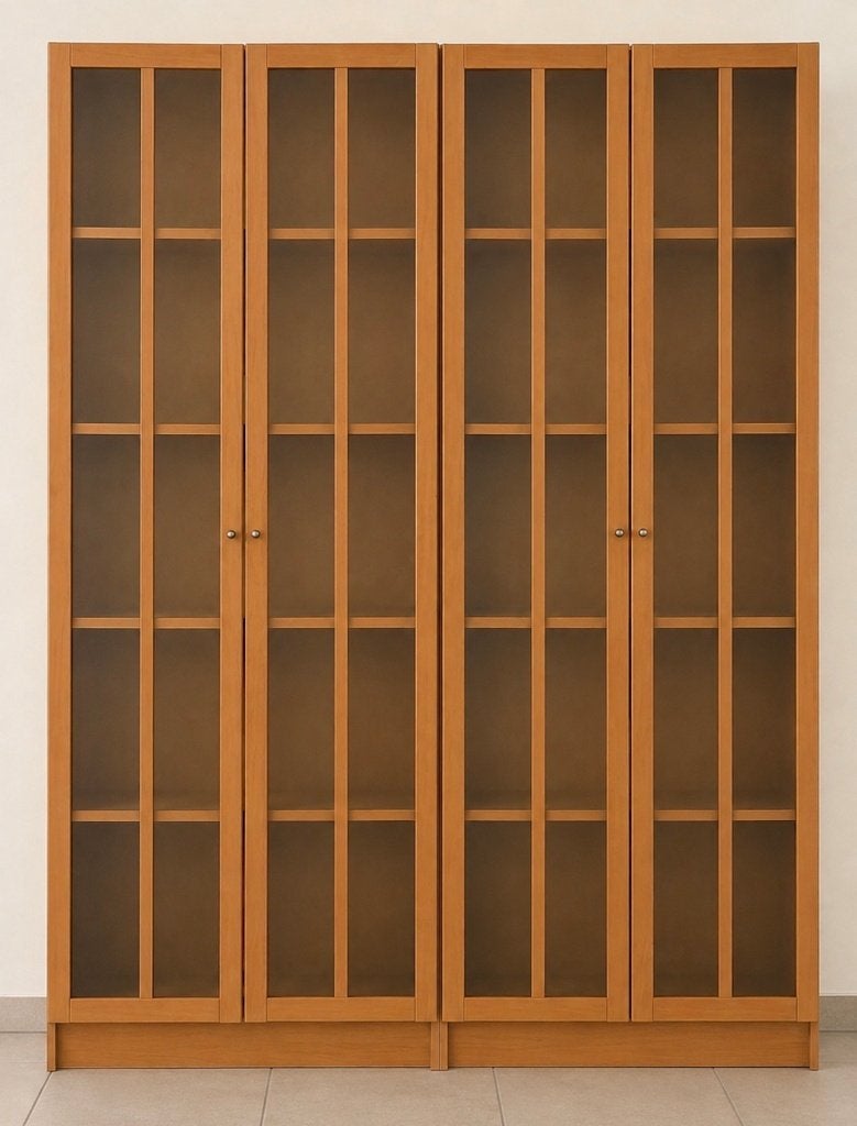 Vitrine/armoire en bois, Enlèvement, Utilisé