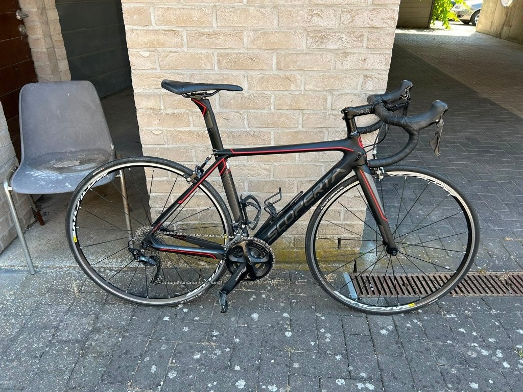 Koersfiets Scoperta sr8 full carbon, Fietsen en Brommers, Gebruikt, 10 tot 15 versnellingen, Ophalen, Overige merken