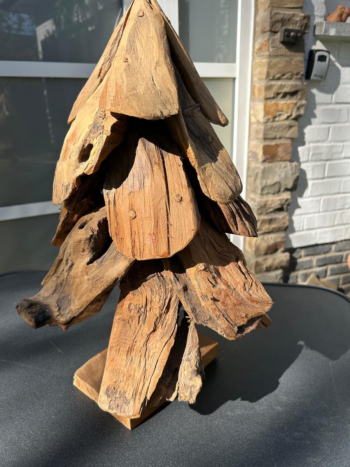 Sapin en bois déco, Campagnard, Comme neuf, Enlèvement, Bois