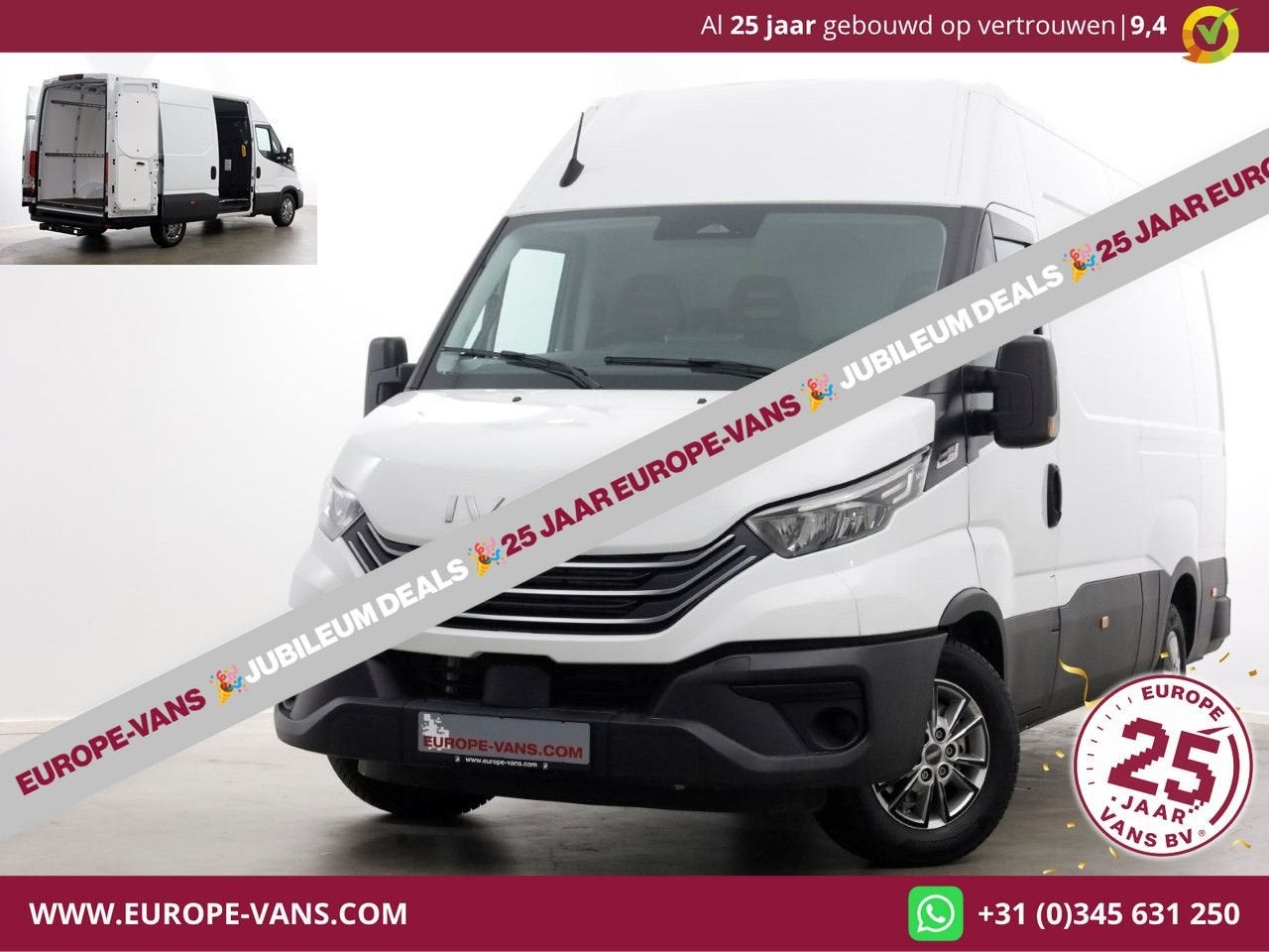 Iveco Daily 35S21 3.0 210pk L2H2 HiMatic Automaat LED/Airco/, Autos, Achat, Iveco, Carnet d'entretien, Diesel