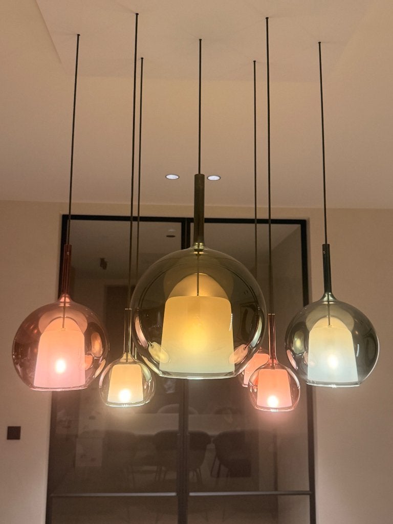 Penta light Glow met 7lampen, Ophalen, Zo goed als nieuw, Glas
