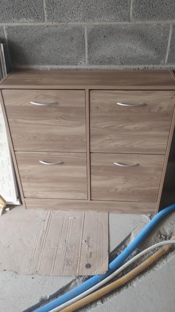Meuble à chaussures avec 4 portes, Enlèvement