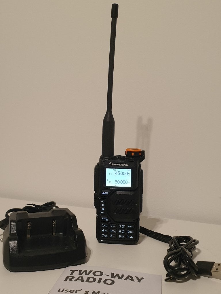 Quansheng UV-K5 Dual Band portable (walky-talky), Ophalen of Verzenden, Zo goed als nieuw, Portofoon of Walkie-talkie