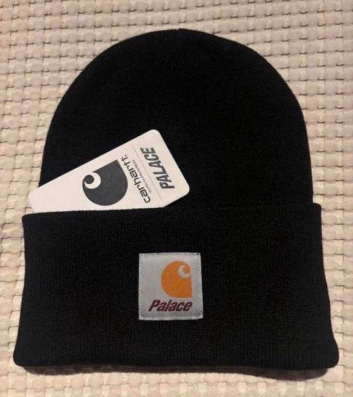Carhartt x Palace beanie black, Kleding | Heren, Mutsen, Sjaals en Handschoenen, Ophalen, Nieuw, Muts