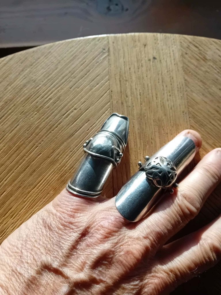 bagues en argent armures, Enlèvement ou Envoi, 18 à 19, Femme ou Homme, Comme neuf