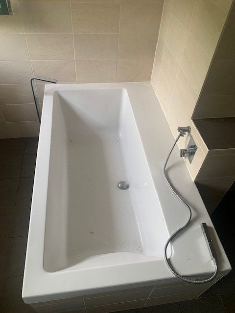 bad Sealskin, vrije kraan, douchesproeier en regendouche, Enlèvement, Baignoire