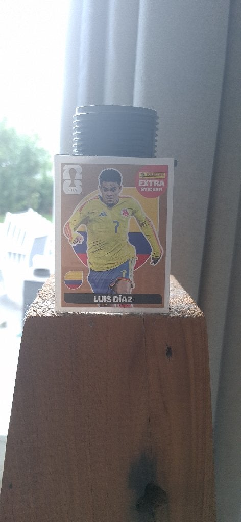 Bronzen sticker Luis Diaz Wereldbeker 2026, Ophalen, Nieuw, Sticker