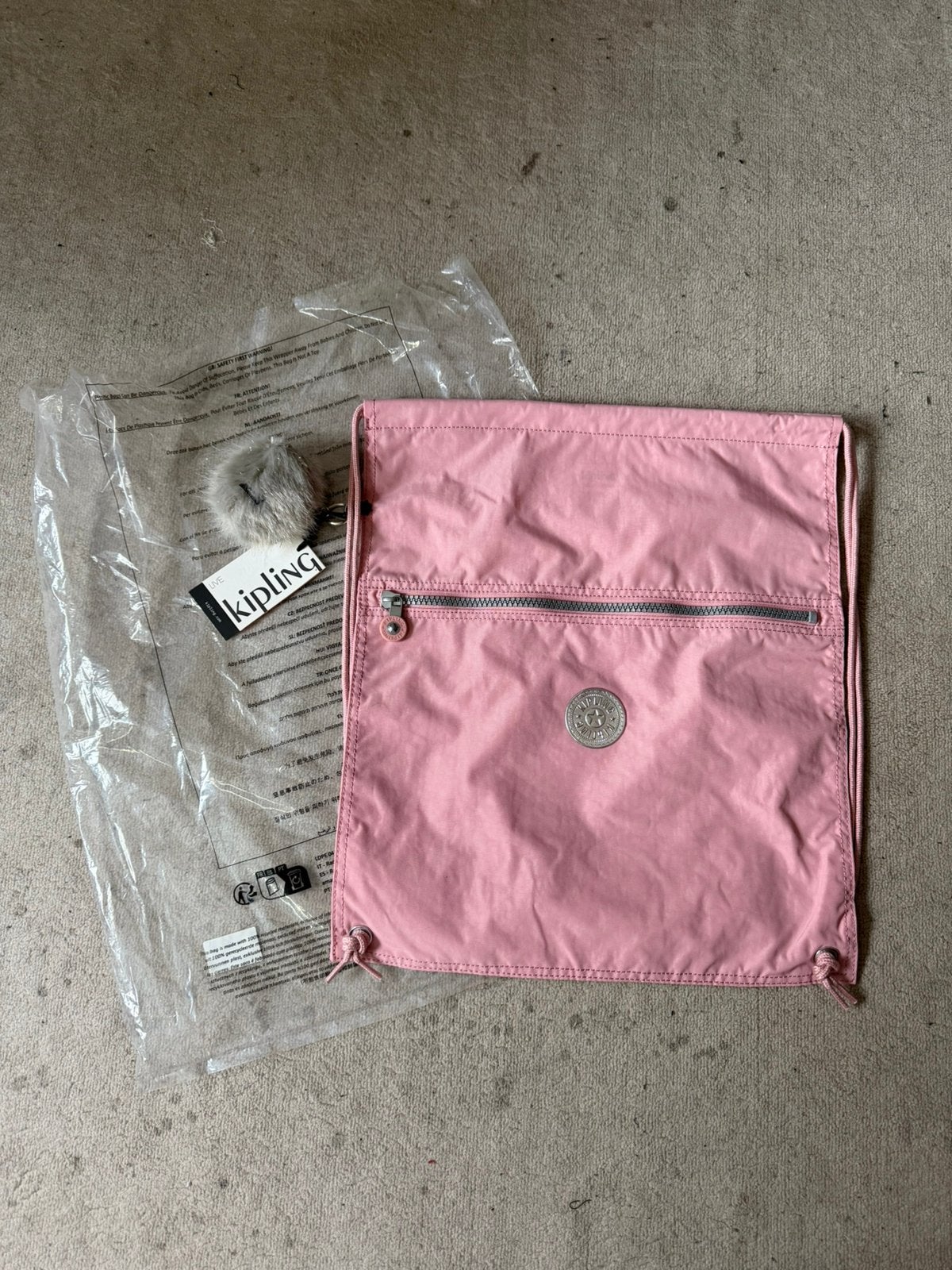 Kipling zwemtas, Rugtas, Nieuw, Roze, 50 cm of meer