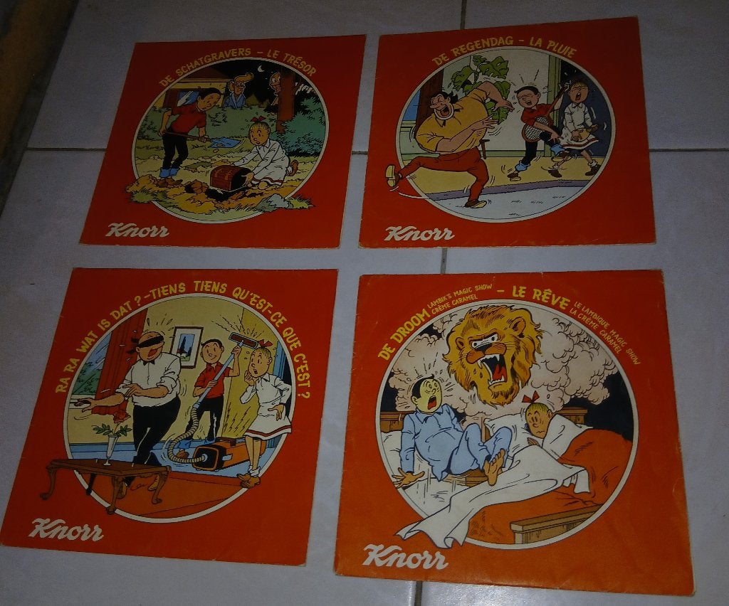 suske en wiske: KNORR discoboeken, Willy vandersteen, Enlèvement ou Envoi, Série complète ou Série, Comme neuf