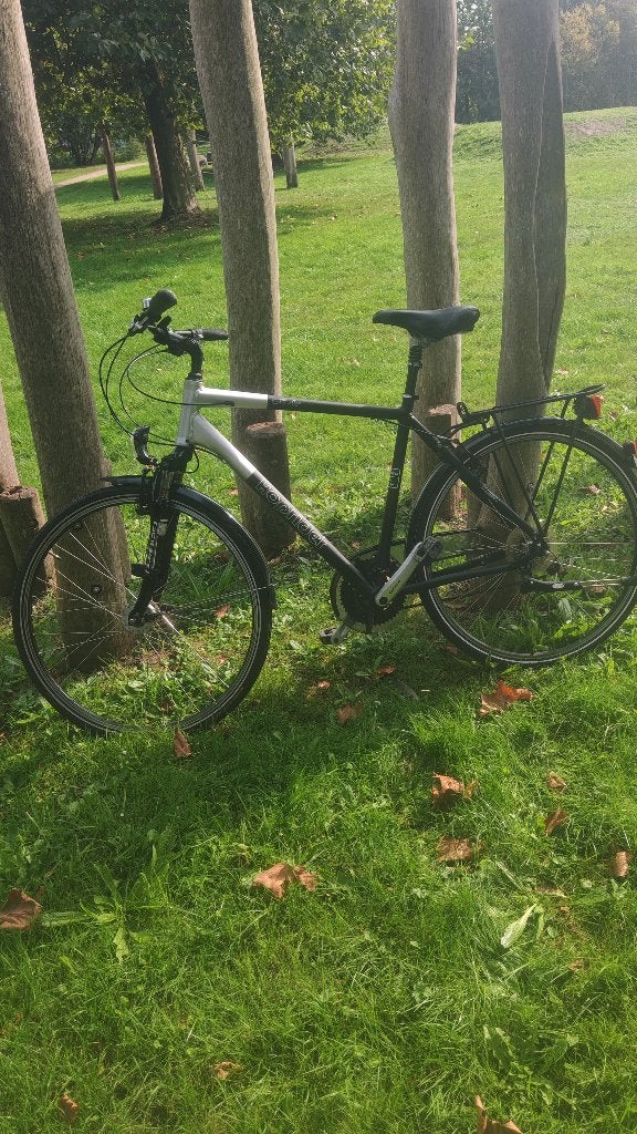Fiets Herenfiets hoprider 28inch, 28 inch, Aluminium, Zo goed als nieuw, 57 tot 61 cm