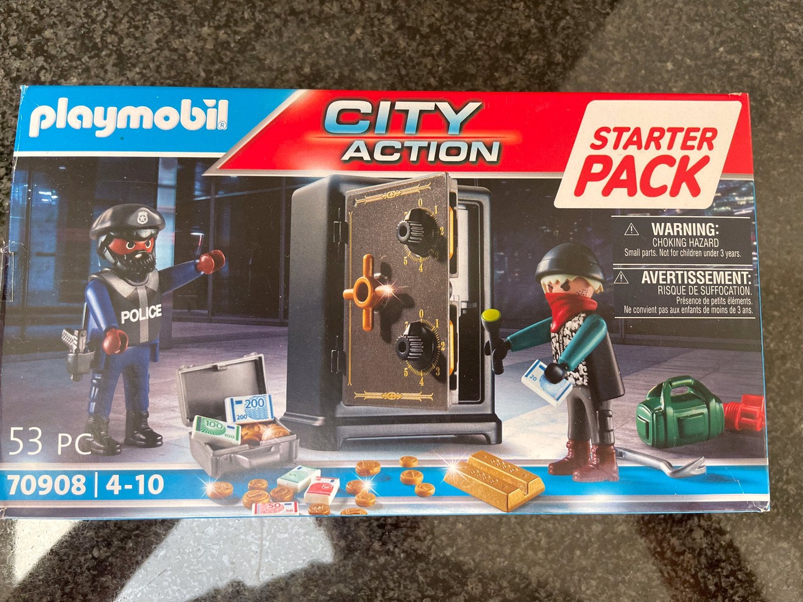 Coffre-fort Playmobil, Enfants & Bébés, Enlèvement, Utilisé, Autres types, City action