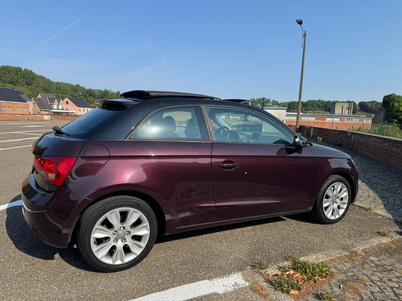 Audi a1, 1.6 diesel, 2012, open dak, Auto's, Voorwielaandrijving, A1, Zwart, Leder