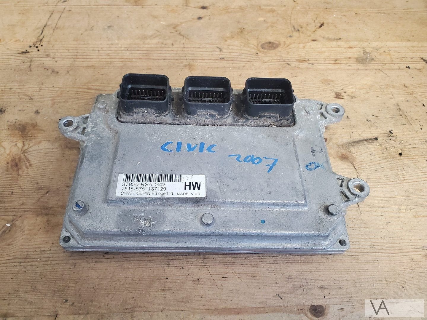 Honda Civic 2005 - 2010 1.8 motorcomputer ECU 37820-RSA-G42, Honda, Gebruikt, -, -