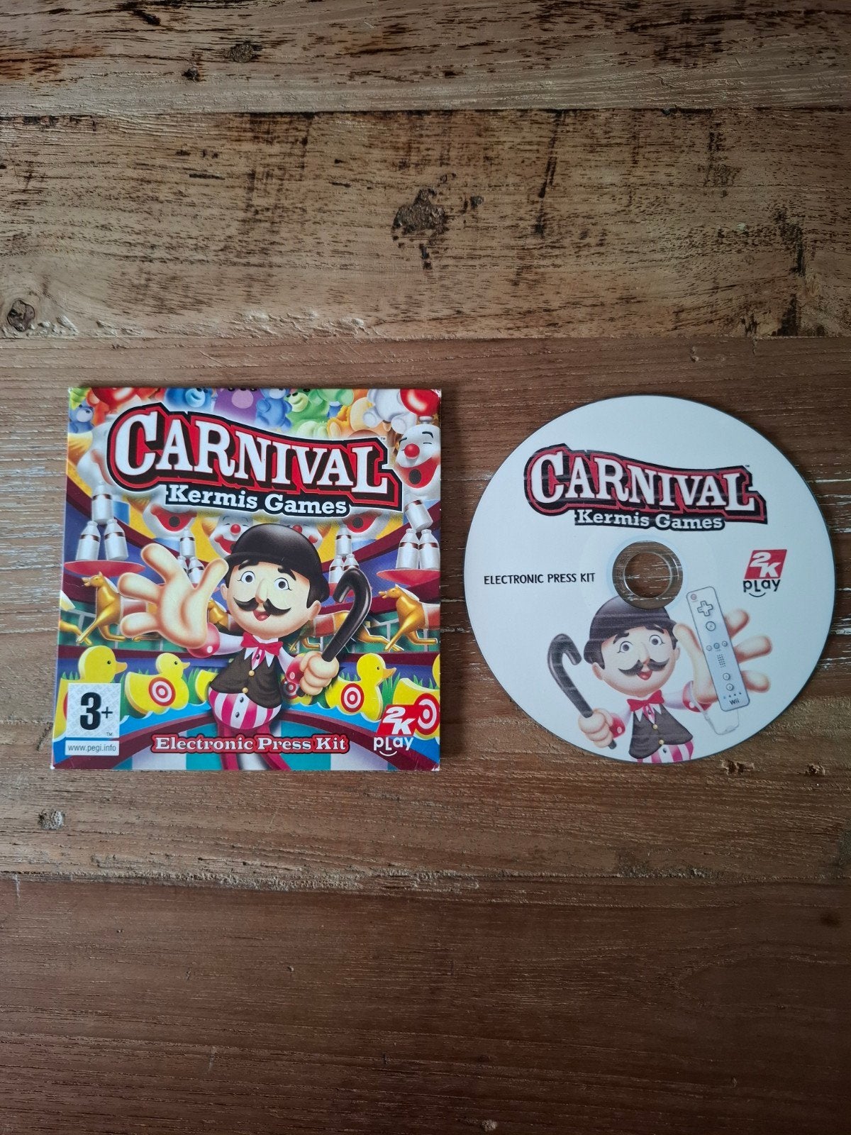 Zeldzame Carnival: Kermis Games - Electronic Press Kit (Wii), Games en Spelcomputers, Ophalen of Verzenden
