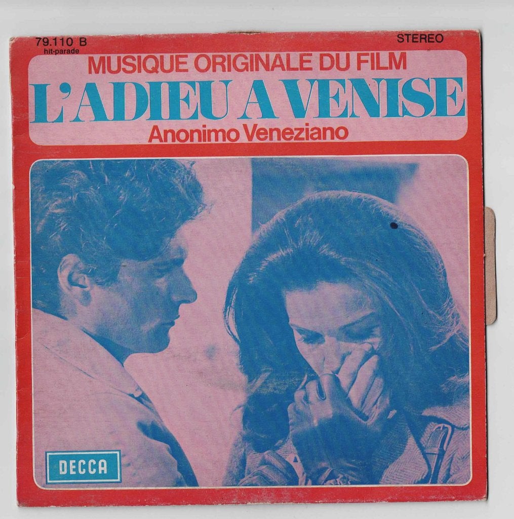 L' Adieu à Venise  BO du film, Enlèvement ou Envoi, 7 inch, Utilisé, Musique de films et Bande son