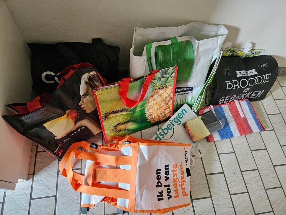 Allerlei herbruikbare (winkel)tassen, Ophalen of Verzenden