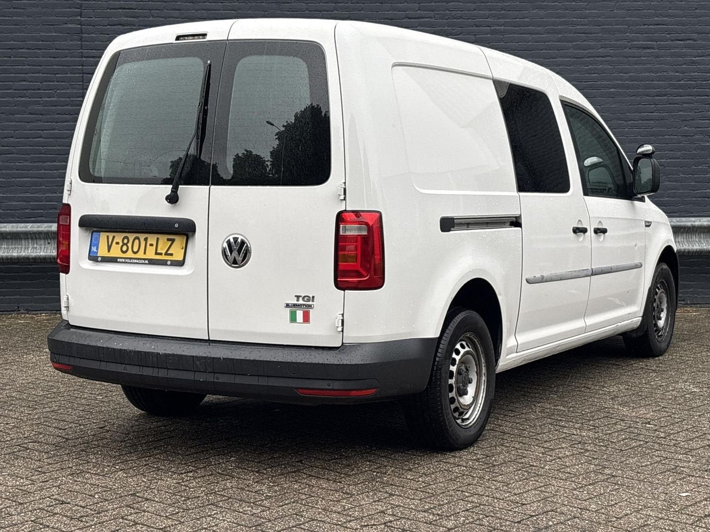 Volkswagen Caddy 1.4 TGI L2H1 EcoFuel Maxi Easyline | € 4.95, Auto's, Overige brandstoffen, Wit, Bedrijf, Handgeschakeld