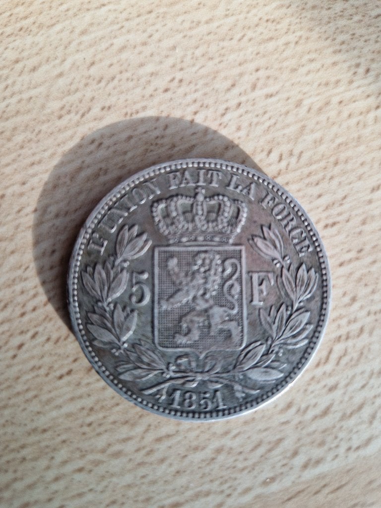 Munt 5F Leopold I, Enlèvement