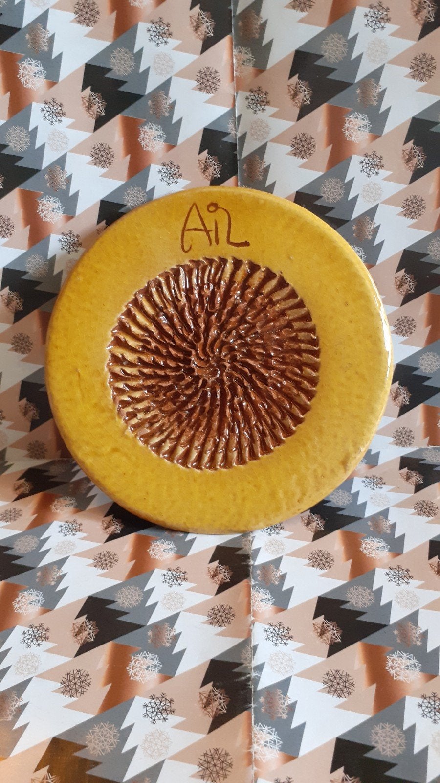 coupelle provençale gratte -ail, Enlèvement ou Envoi, Poterie, Comme neuf, Autres types