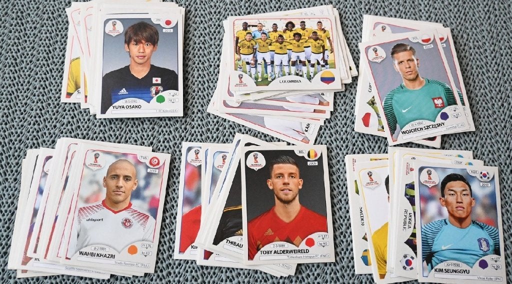 Panini/Coupe du monde 2018Lot de 506 autocollants différents, Envoi, Comme neuf, Affiche, Image ou Autocollant