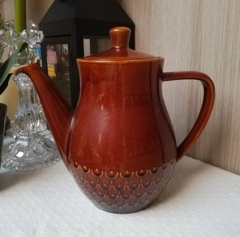 Grote koffiekan Douwe Egberts - vintage., Antiquités & Art, Antiquités | Céramique & Poterie, Enlèvement ou Envoi