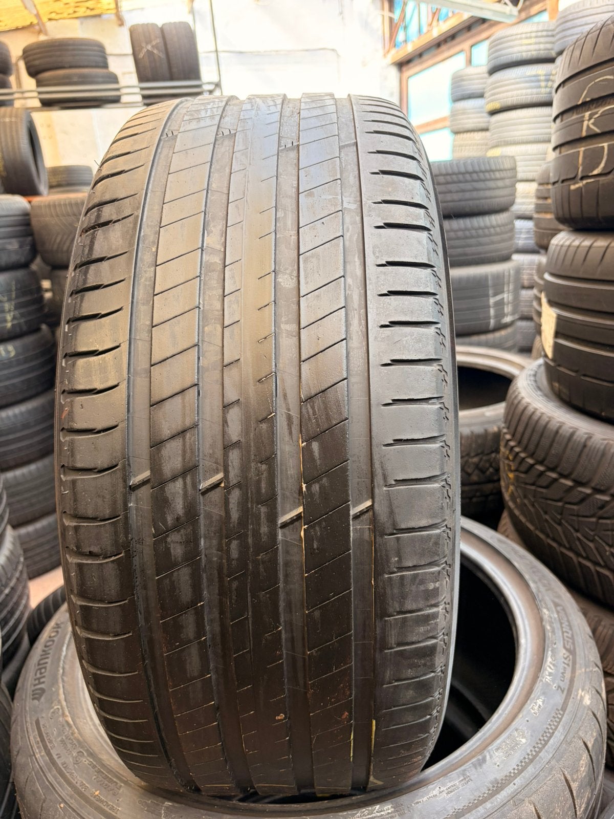 255 40r21 Michelin avec montage et équilibrage, Enlèvement, Utilisé