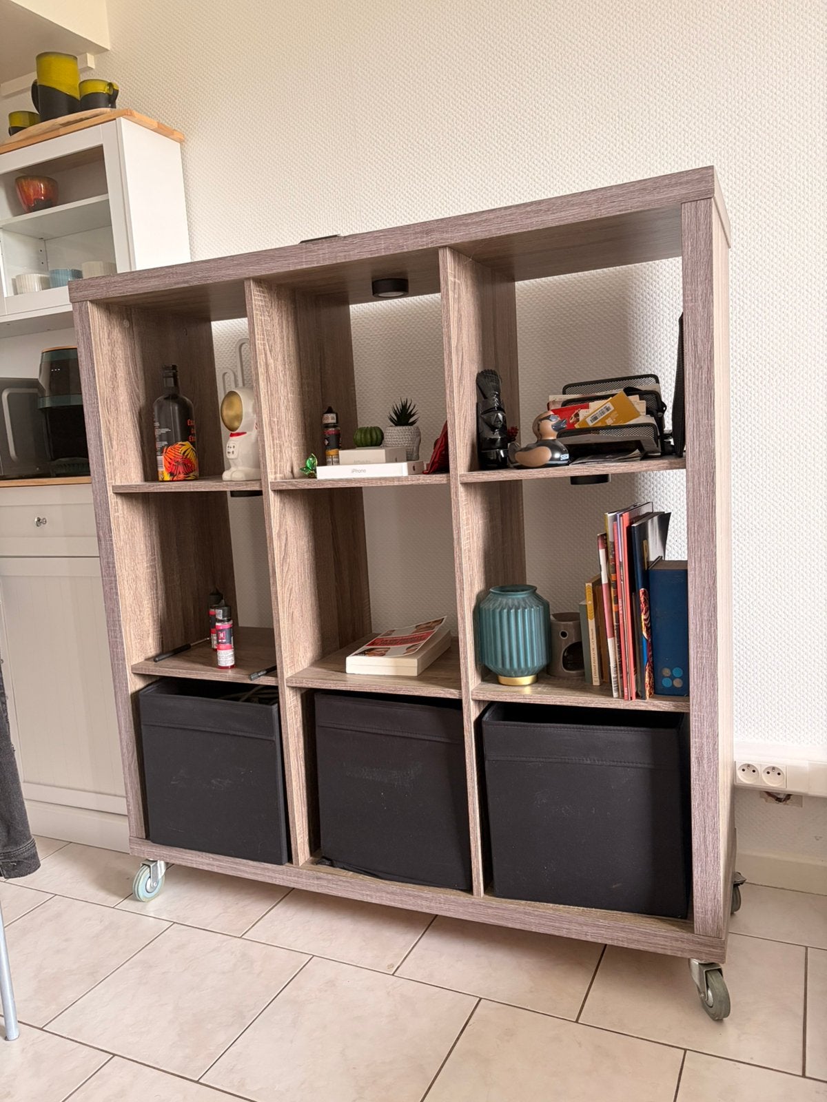 Meubles de rangement (rendu bois) bon etat, Ophalen, Minder dan 50 cm, Gebruikt, 75 cm of meer