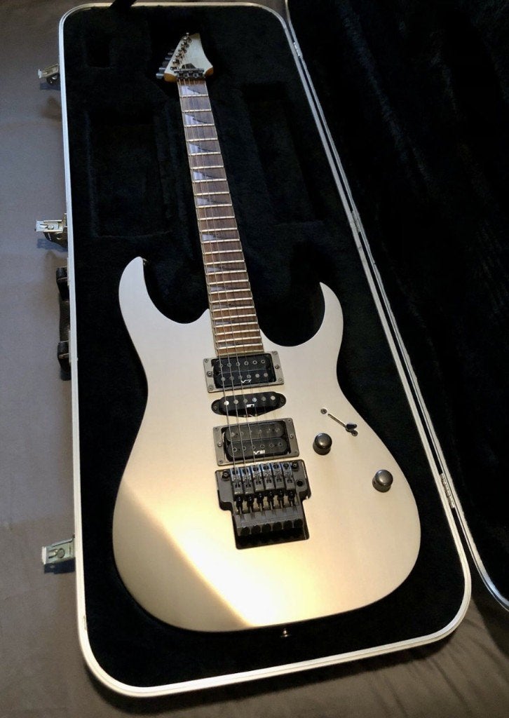 Guitare électrique Ibanez RG570EX-CPK et étui MIJ 2001, Enlèvement ou Envoi, Utilisé, Solid body, Ibanez