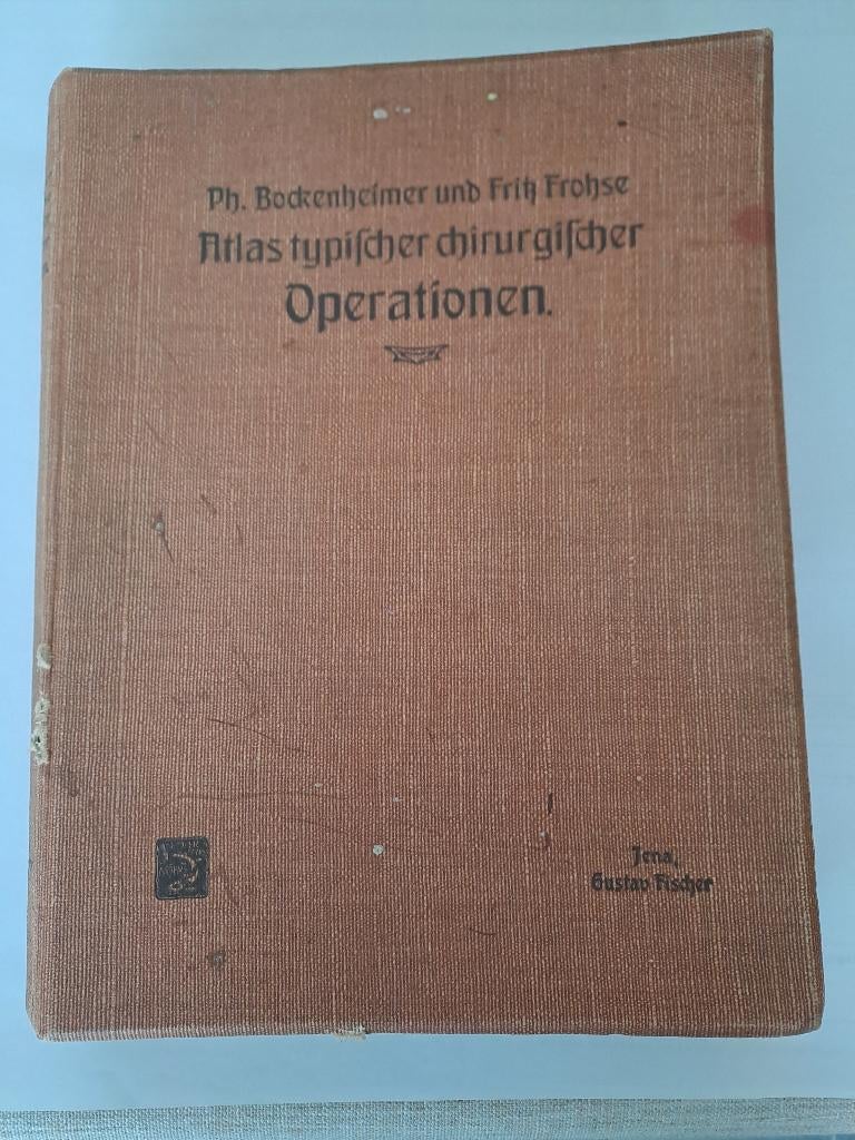 Atlas typischer chirurgischer operationen, Antiquités & Art, Antiquités | Livres & Manuscrits, Enlèvement