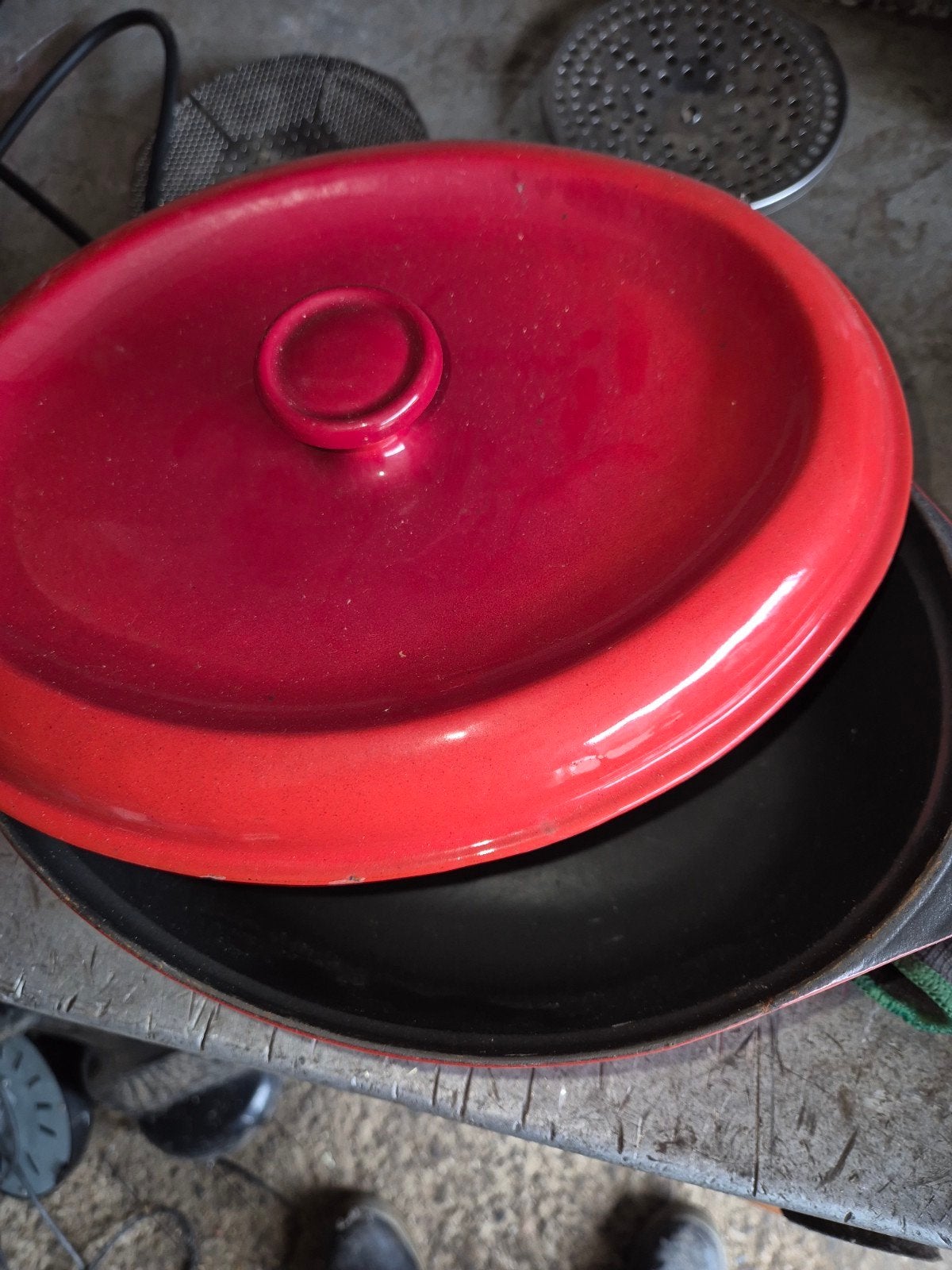 cocottes en fonte, Maison & Meubles, Le Creuset, Enlèvement, Utilisé, Cocotte