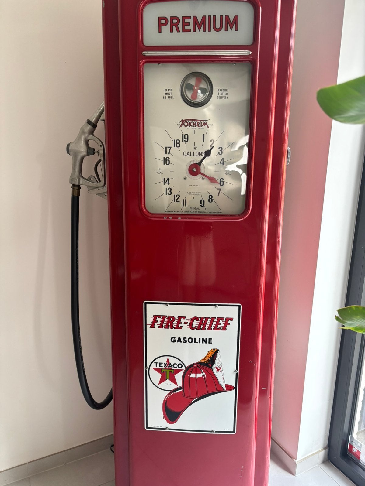 Tokheim benzinepomp, Verzamelen, Automaten | Overige, Ophalen, Gebruikt