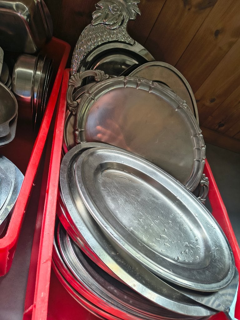 Inox schotels, Maison & Meubles, Cuisine | Casseroles & Poêles, Enlèvement, Utilisé, Inox, Autres types