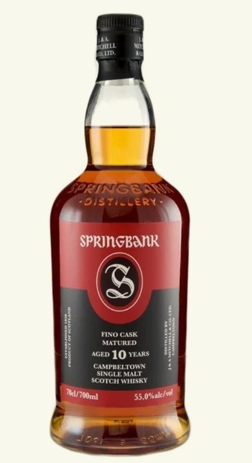 Springbank 10 fino, Ophalen of Verzenden