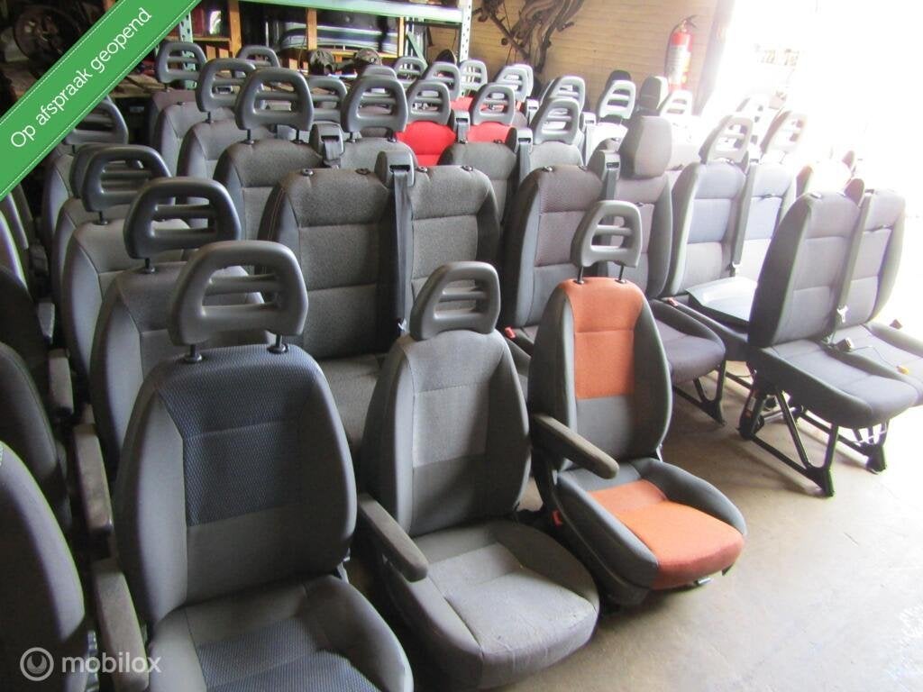 20x Stoel L + R en 30x bank ducato boxer jumper 2006 t/m nu, Gebruikt, Fiat, Ophalen of Verzenden, Fiat