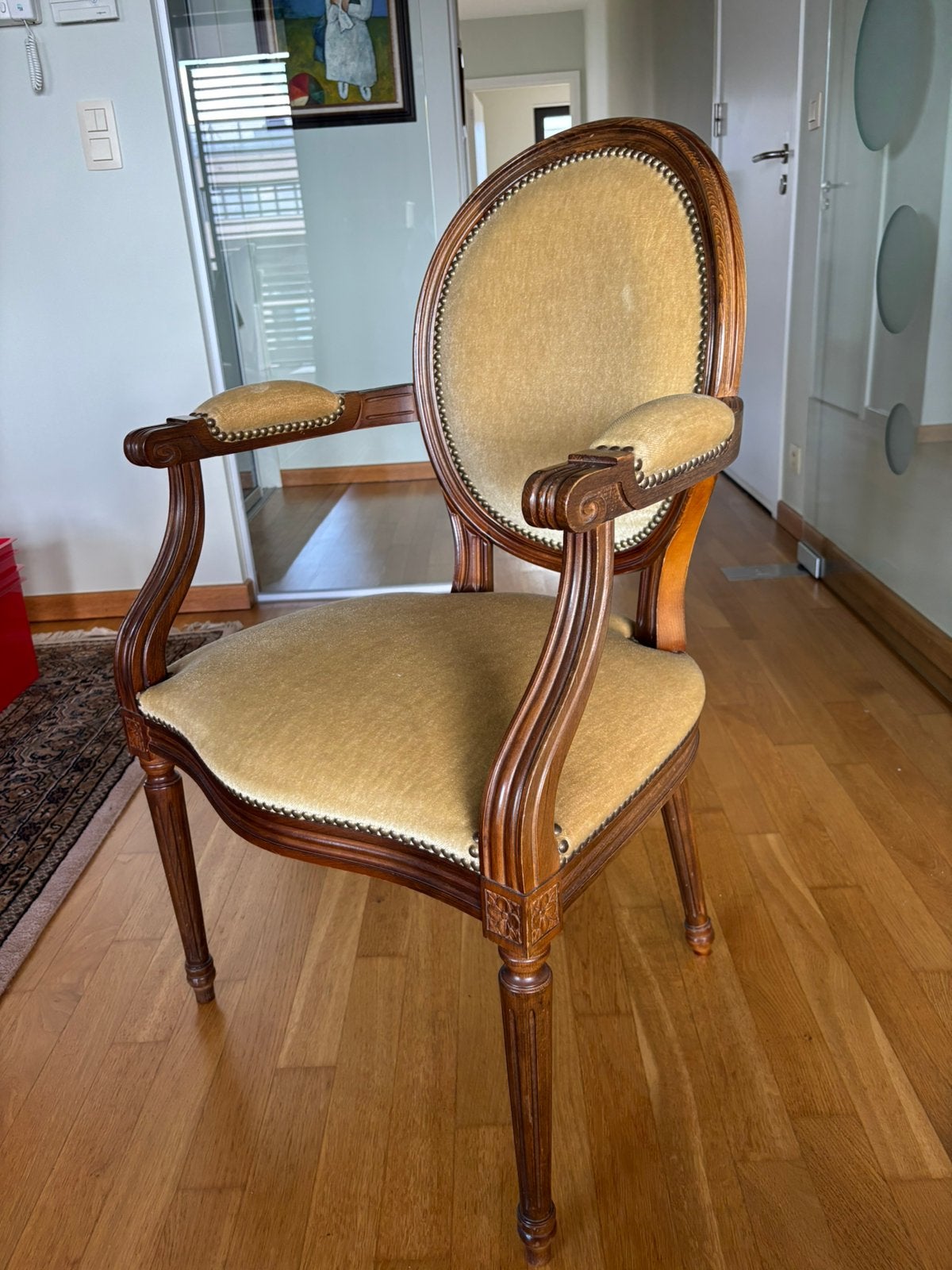 Set van 6 dineerstoelen Louis XIV, Antiquités & Art, Enlèvement
