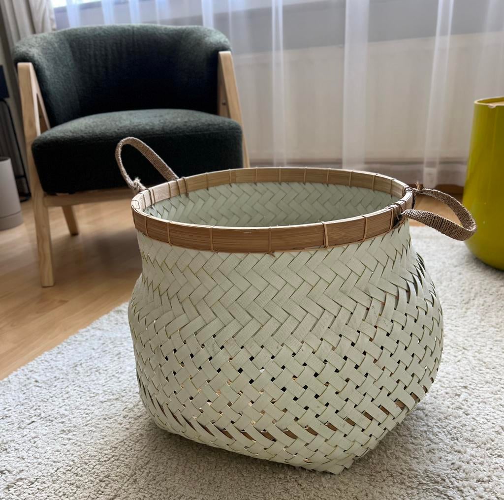 Grote mand (H 38cm Ø 40cm), Enlèvement, Utilisé, Panier