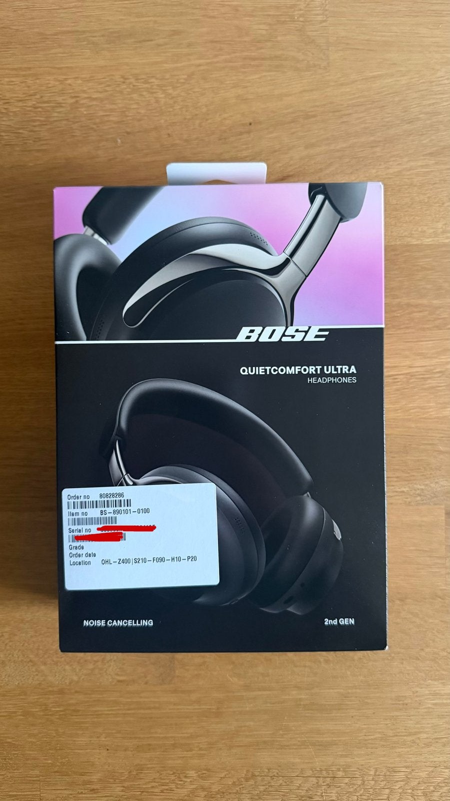 Bose QuietComfort Ultra Headphones 2e génération – Neuf, Nieuw, Ophalen of Verzenden, Bose, Zwart