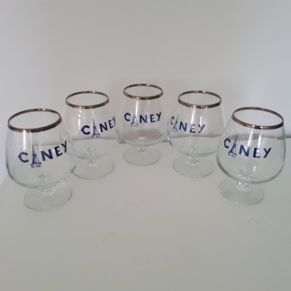 Bierglazen Ciney / 5 stuks, Verzamelen, Ophalen of Verzenden, Gebruikt, Bierglas