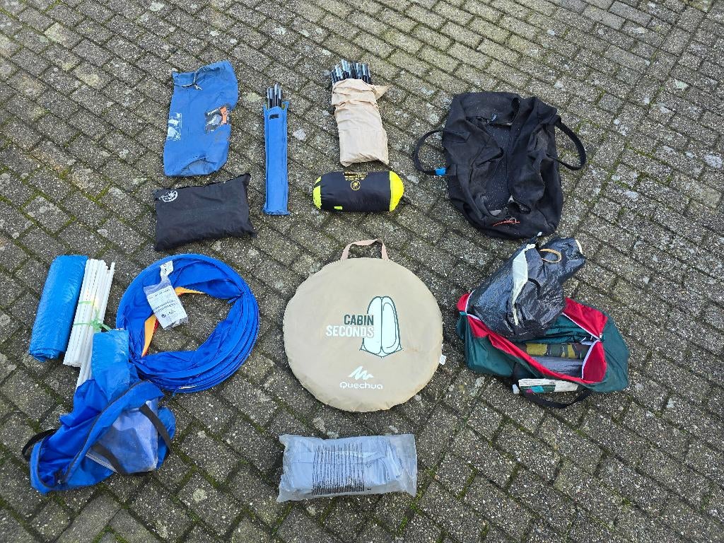 kamperen allerlei tenten - luchtmatras - sportzak - enz ️, Ophalen