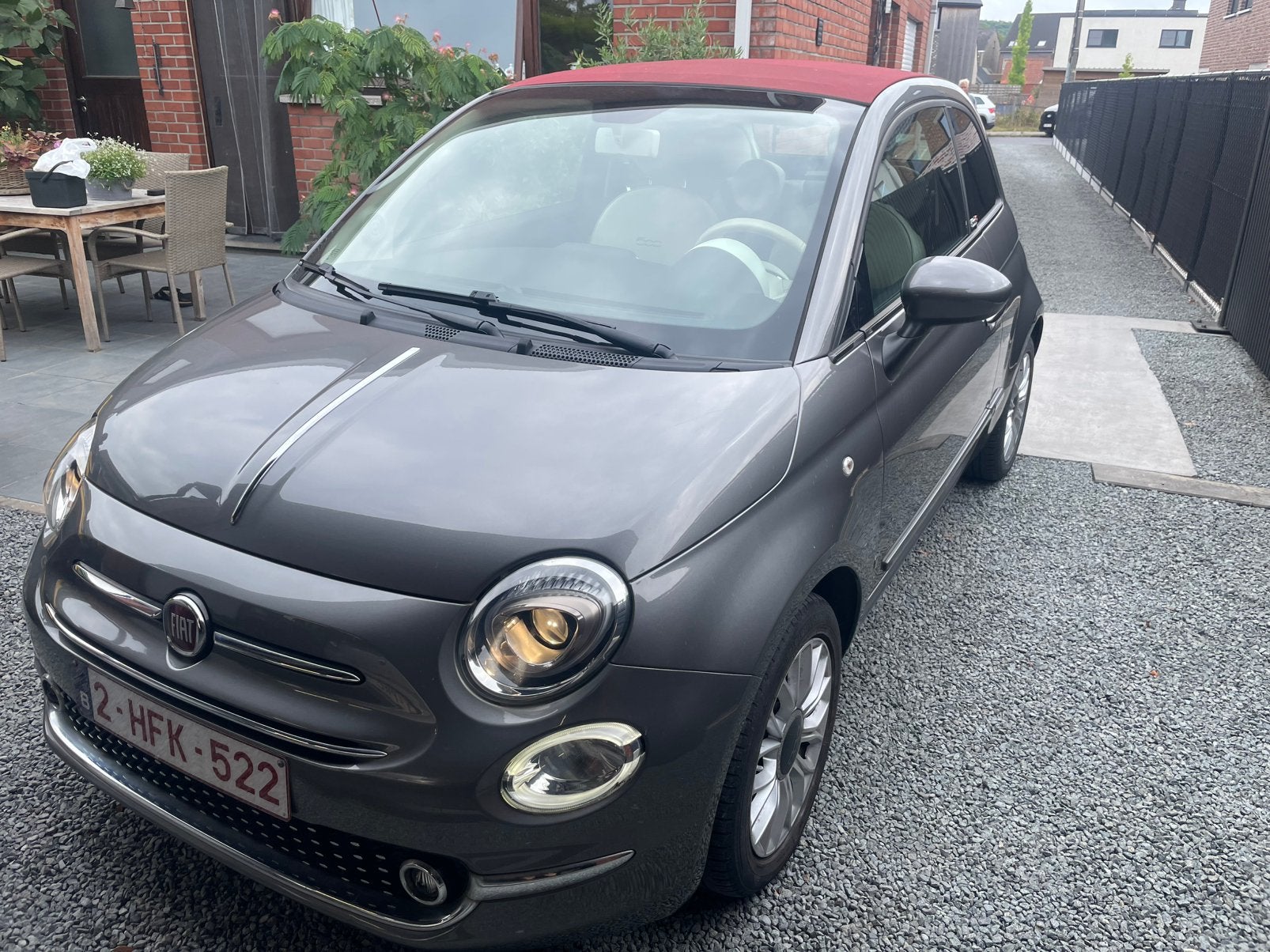 Fiat 500C, Auto's, Fiat, 4 zetels, Stof, Cabriolet, 62 kW
