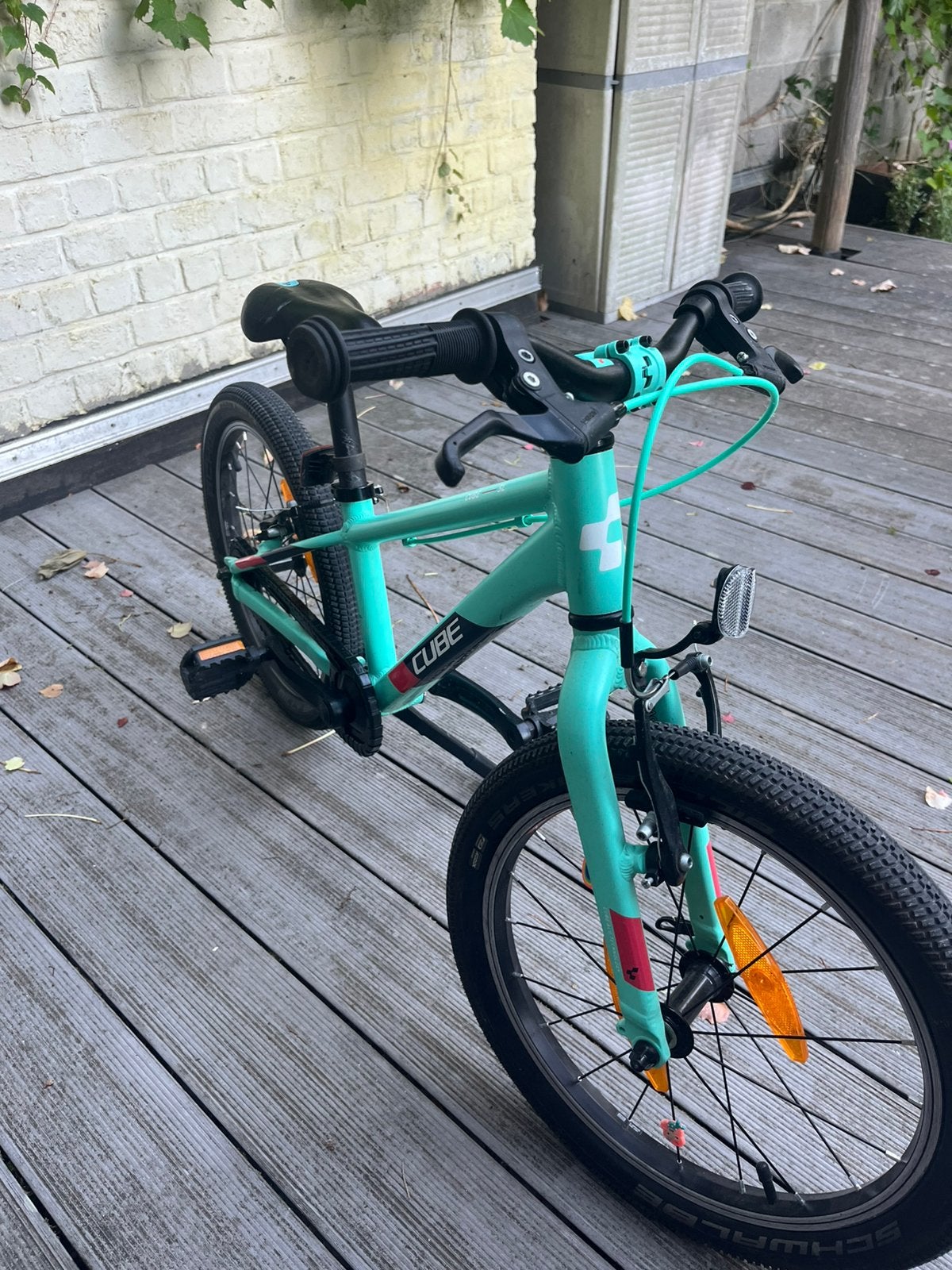 Velo enfant 18 pouces, Vélos & Vélomoteurs, Enlèvement, Utilisé, Frein sur jante, 16 à 20 pouces