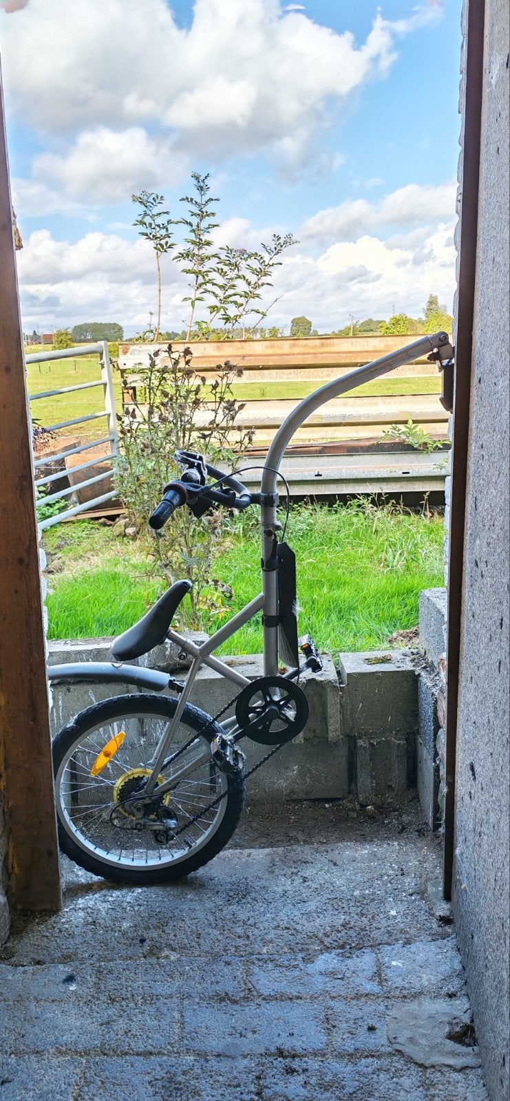 demi vélo suiveur, Enlèvement