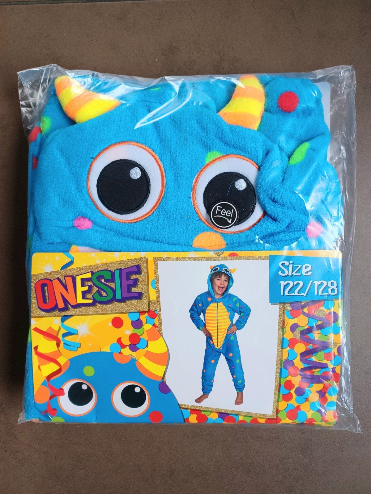 Onesie verkleedpak Monster maat 122-128 NIEUW, Ophalen, Nieuw, Jongen of Meisje