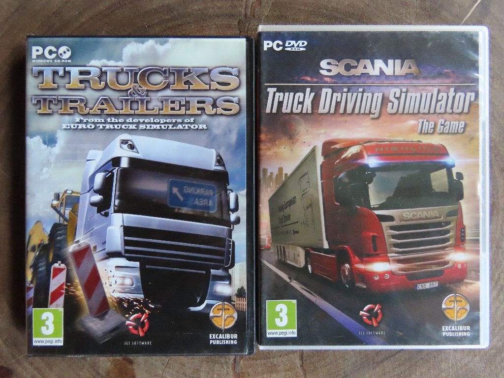 PC-games Truck driving simulators, Consoles de jeu & Jeux vidéo, Jeux | PC, Enlèvement, Utilisé, Simulation