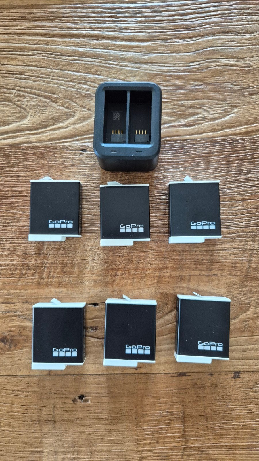 6 GoPro Enduro batterijen en dubbele lader, Ophalen