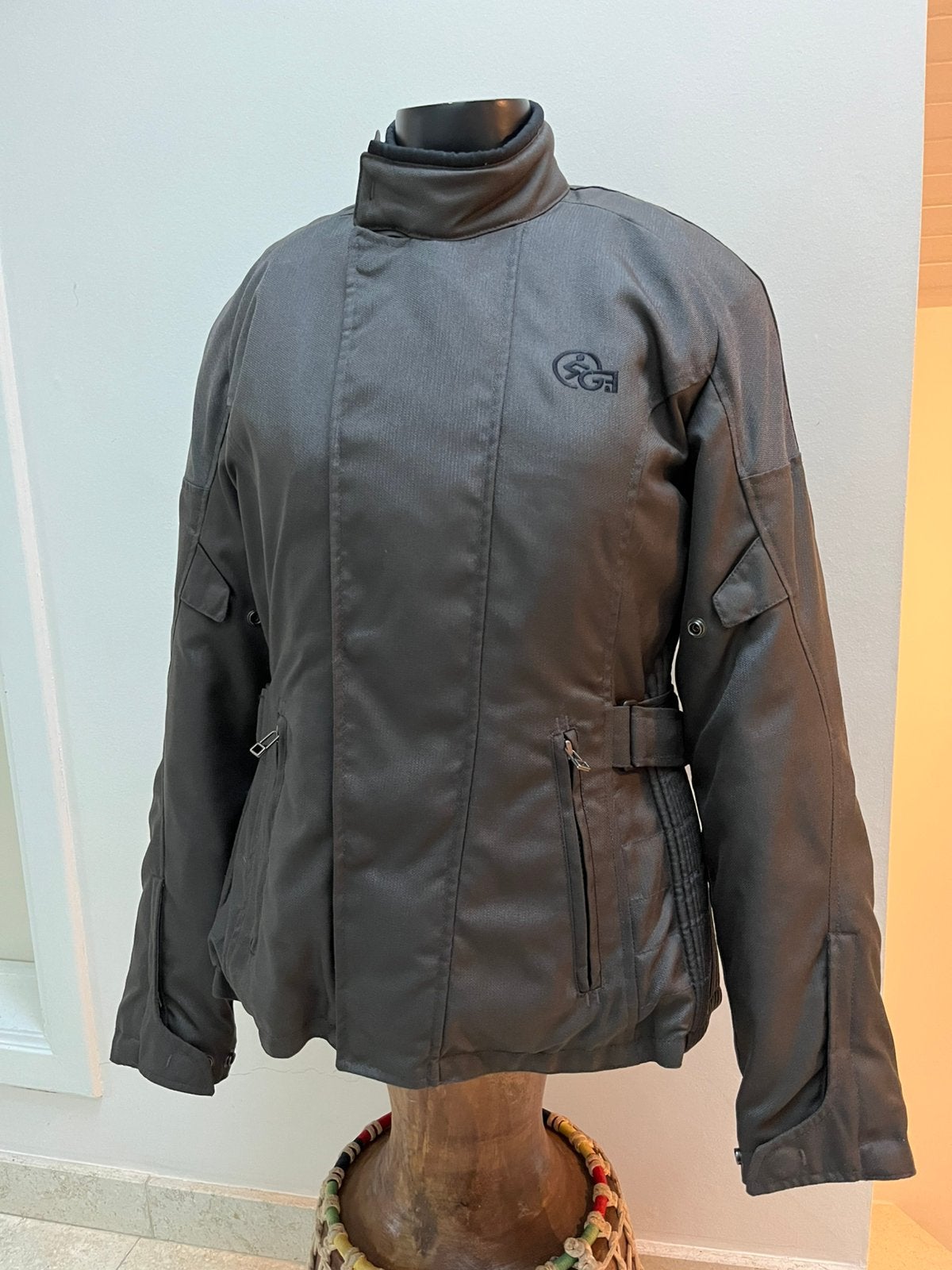 Gecentreerde bruine dames motorjas (Maat S) met CE-protectie, Ophalen of Verzenden, Dames