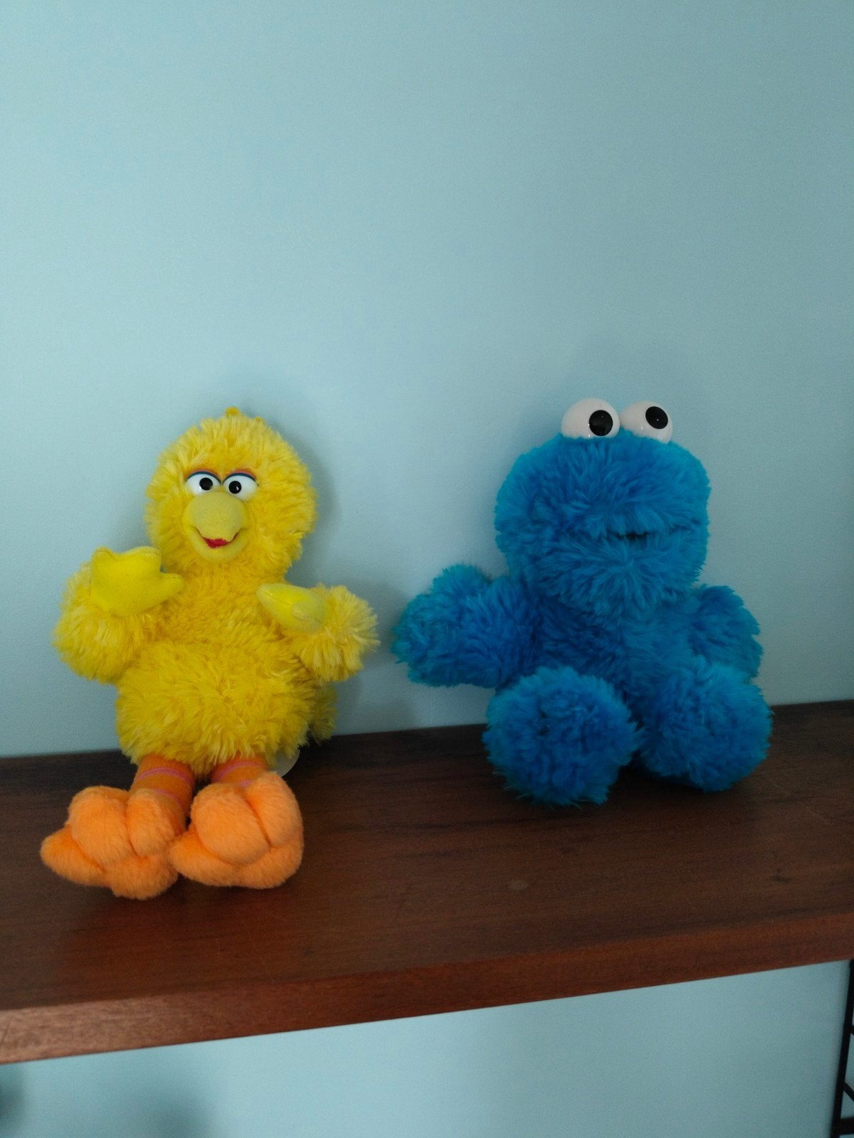 Sesame Street, Cookie Monster + Big Bird / Pino, Ophalen of Verzenden, Gebruikt, Klein (minder dan 20 cm)